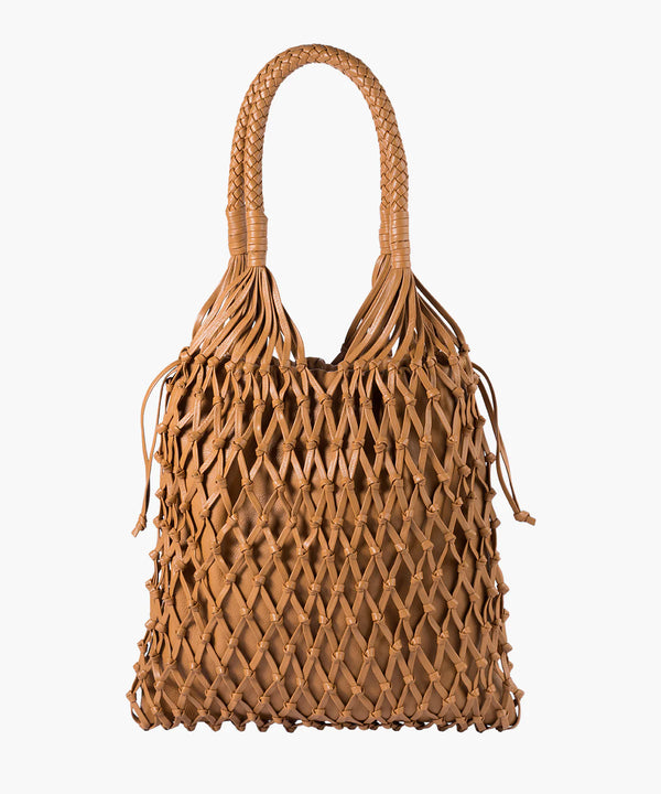 La Net Large Leather Bag