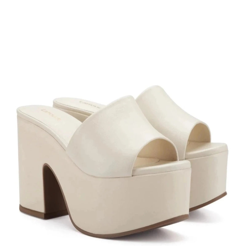 LARROUDE Miso Leather Platfrom Sandal WOMEN'S SHOES