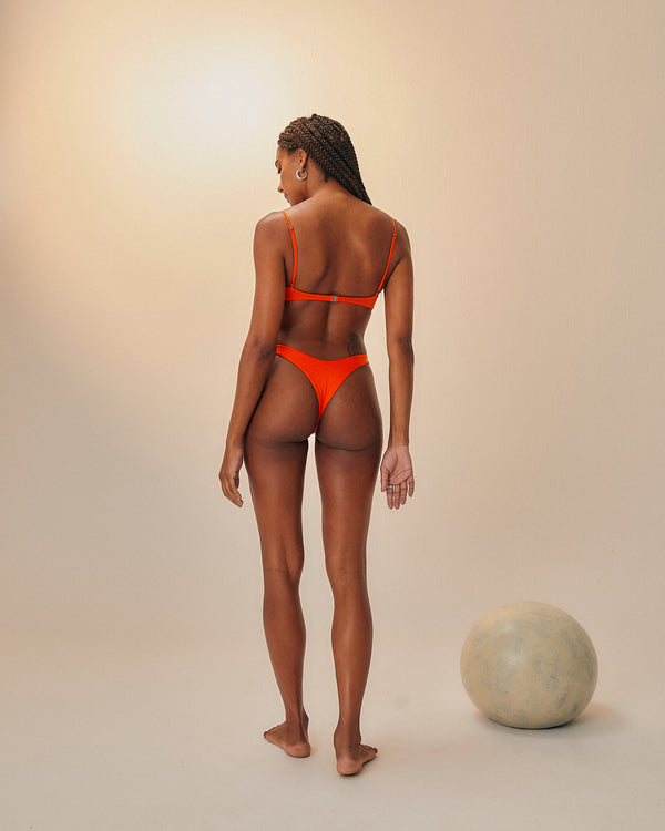 Mie Orange Ligia Top