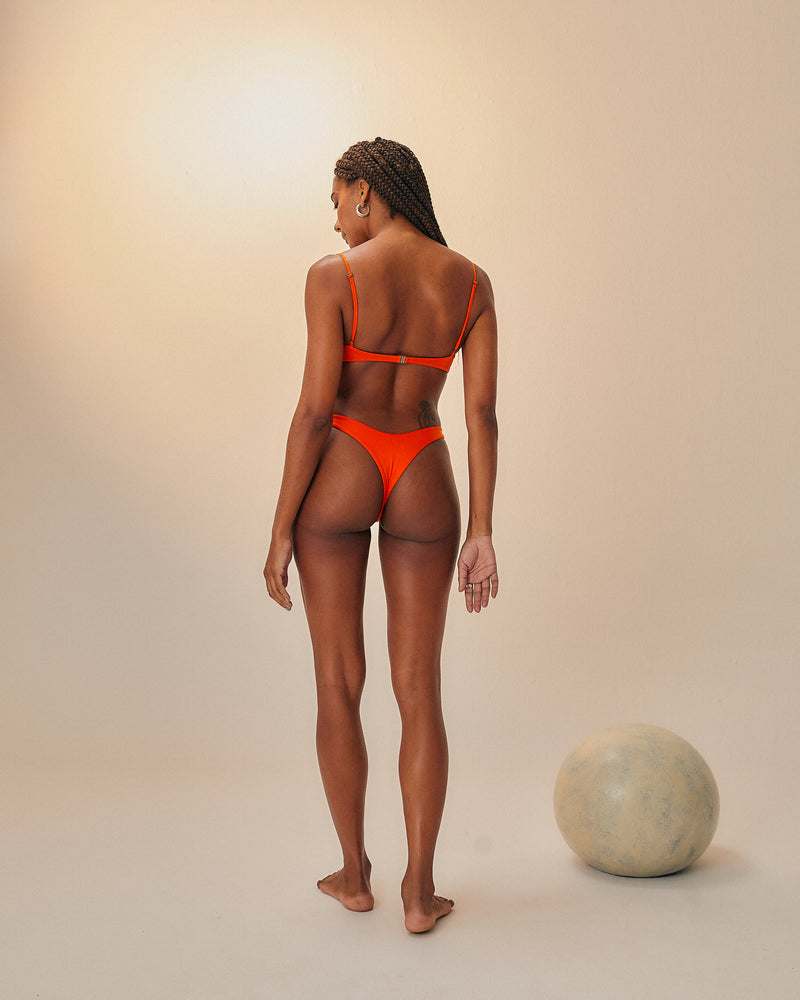 Mie Orange Ligia Top