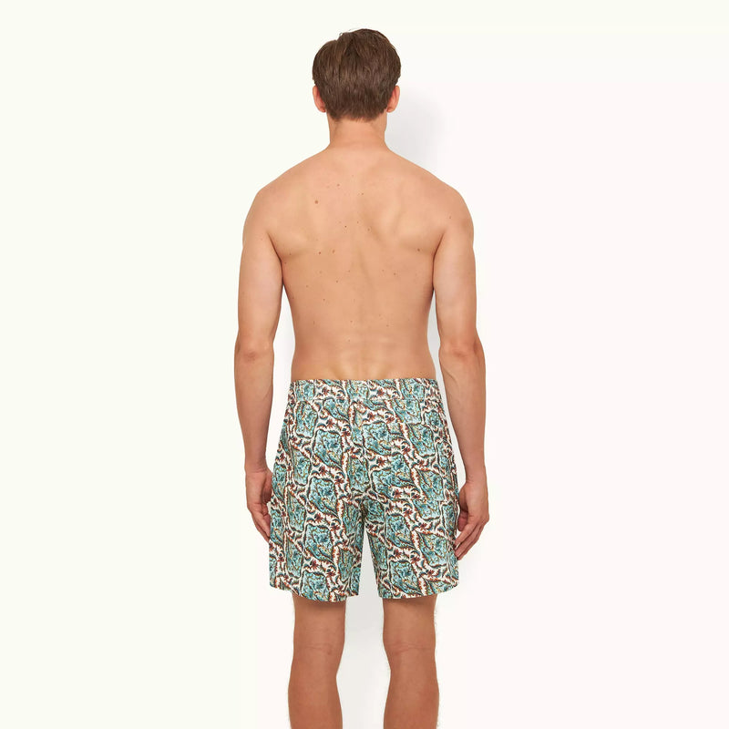 Louis Multi Paisley Relaxed Fit Corduroy Drawcord Shorts