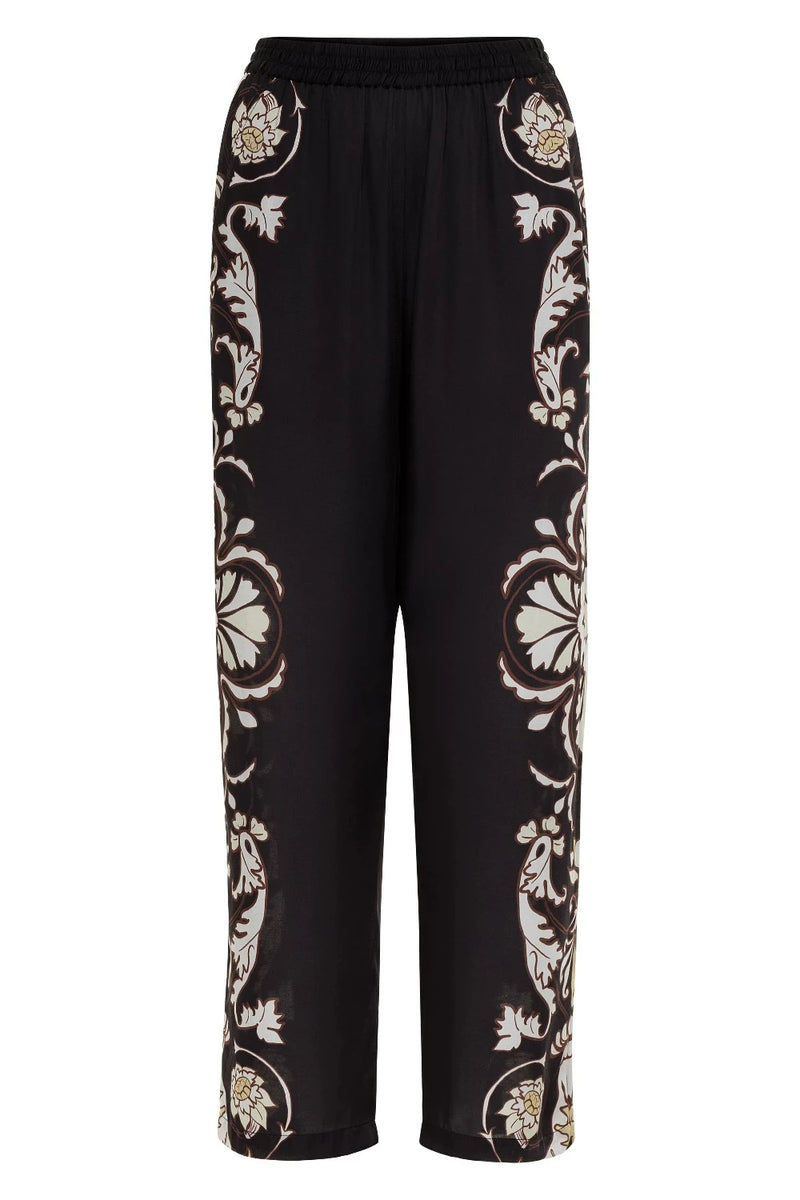 Lou Pant Scrolls Black