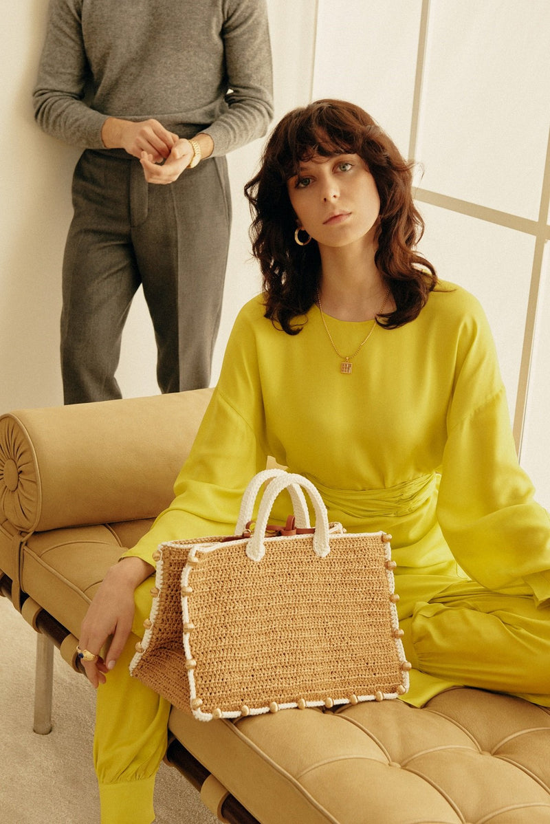 MEHRY MU Terra Tote with Beads HANDBAGS