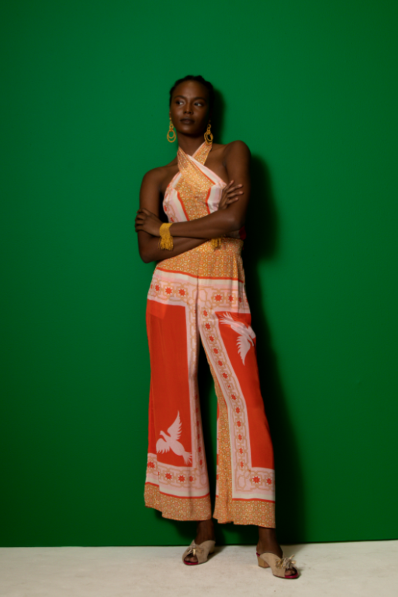 CAROLINA K Palazzo Pants Morrocan Red WOMEN'S PANTS