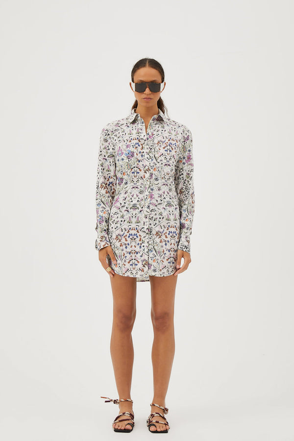 MARIA CHER Valongo Rubi Shirt Dress (Final Sale) CURIO FAENA MIAMI