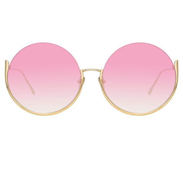 LINDA FARROW Olivia Light Gold-Pink LFL1006C4SUN SUNGLASSES