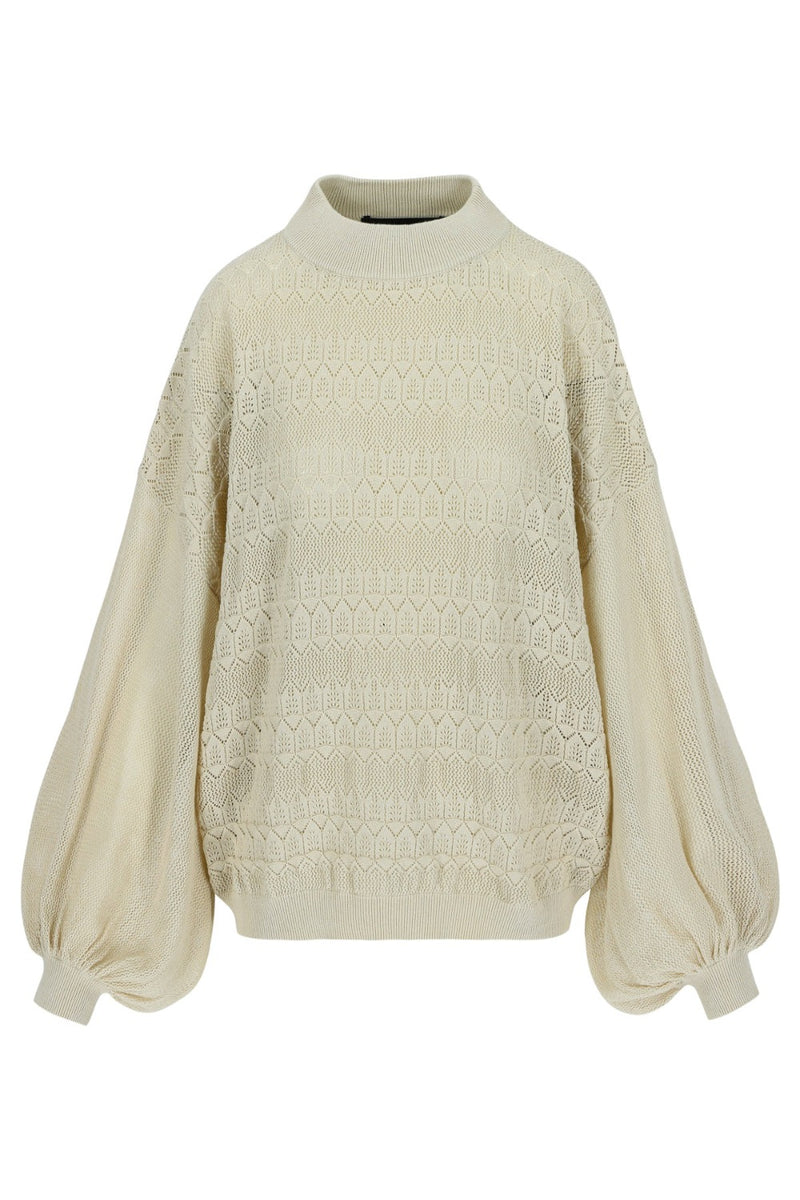 Lace Balloon Sweater