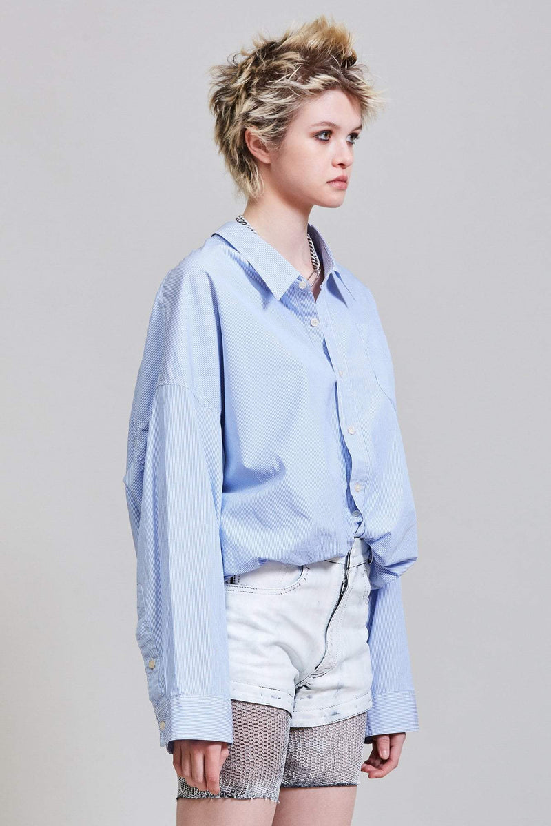 Gathered Hem Shirt