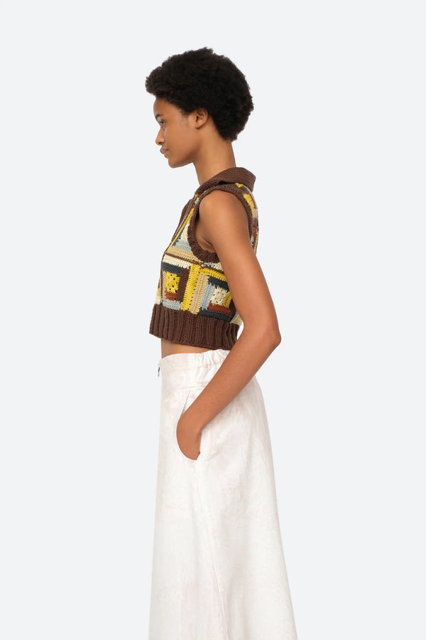 Agnes Crochet Vest