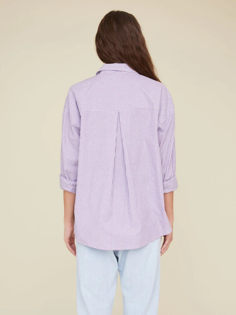 Plum Stripe Jordy Shirt