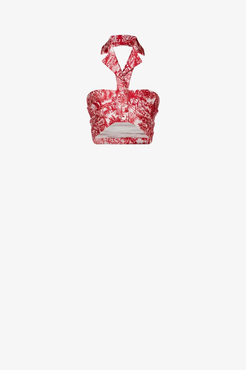 Toile De Jouy Radzmir Crop Top