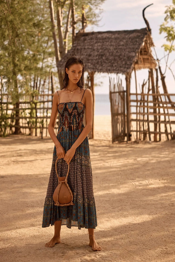 Rhea Tiered Maxi Dress