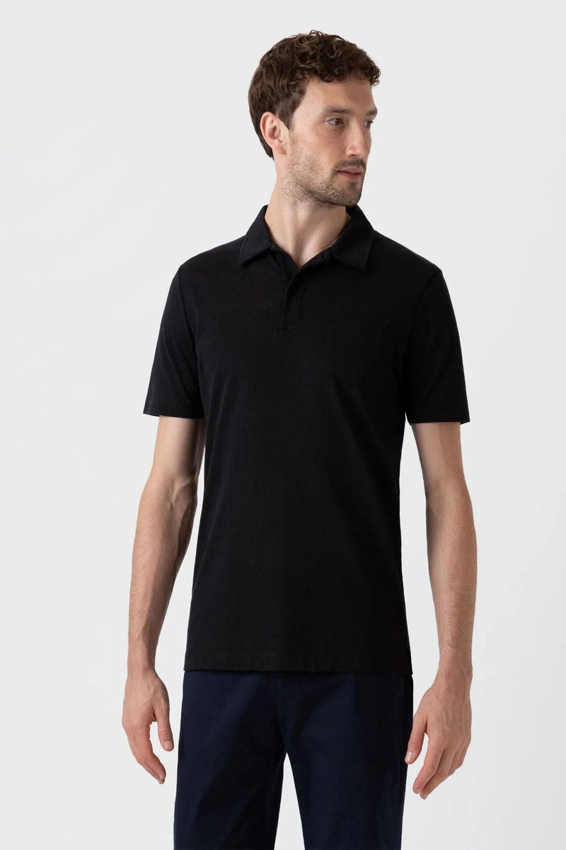 Riviera Black Polo Shirt