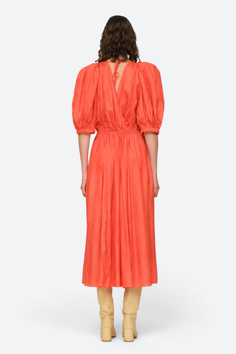 Roberta Solid LS Dress