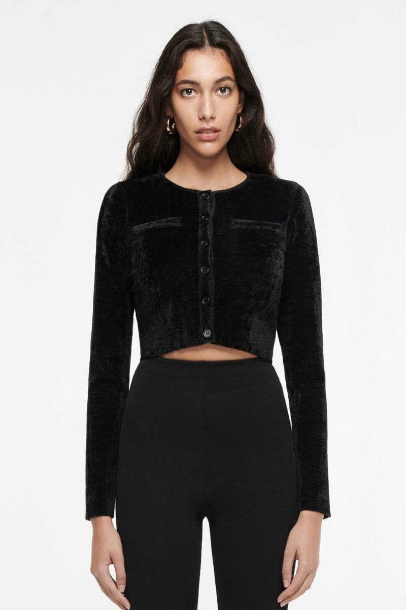 ROLAND MOURET Chenille Cardigan WOMEN'S KNITWEAR