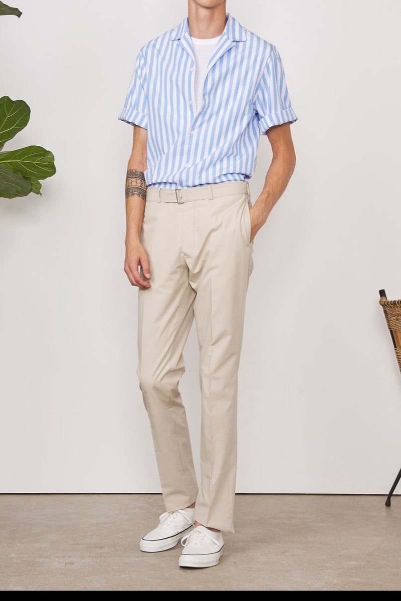 OFFICINE GENERALE Eren SS Big Stripe MEN'S TOPS