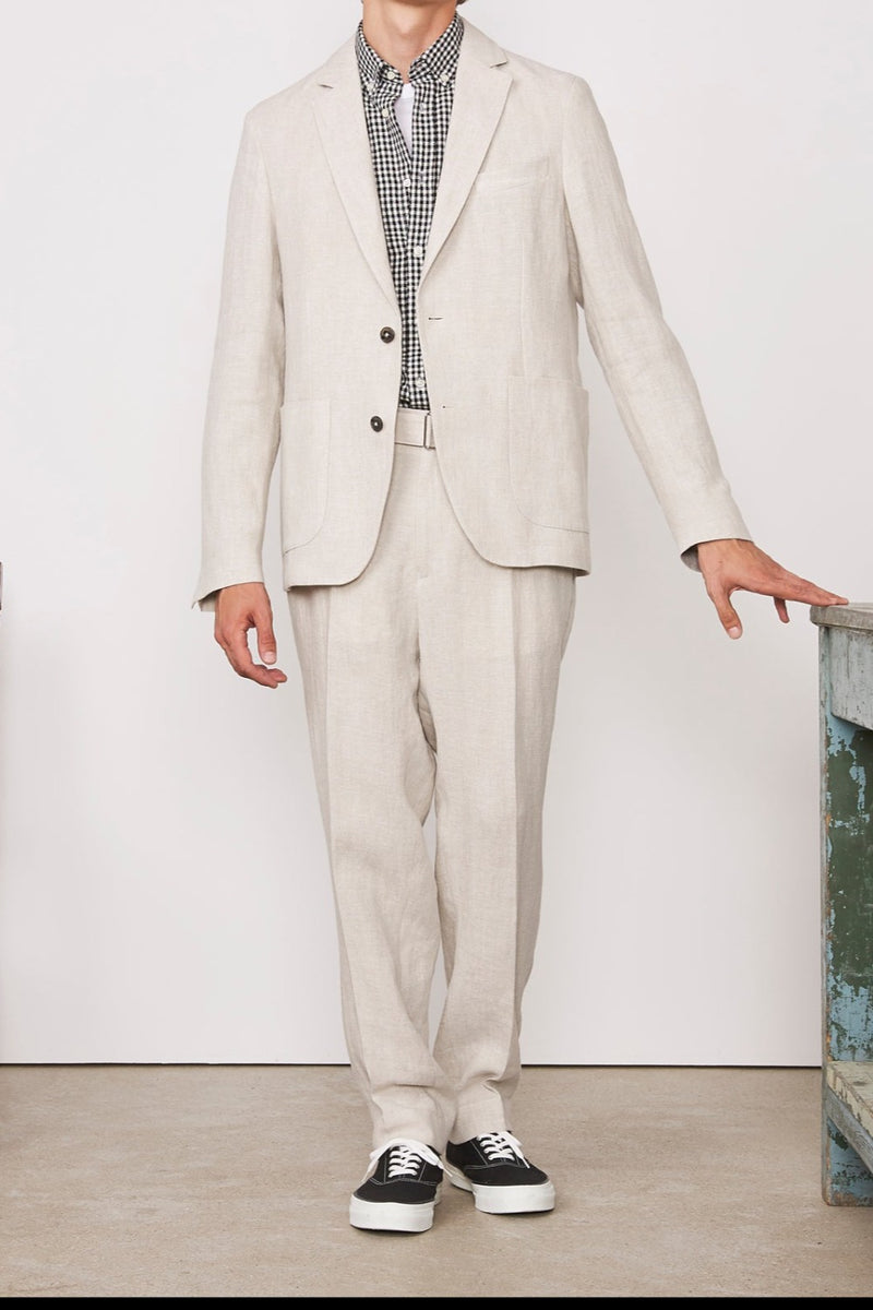 OFFICINE GENERALE New Italian Linen Lightest Jacket MEN'S JACKETS