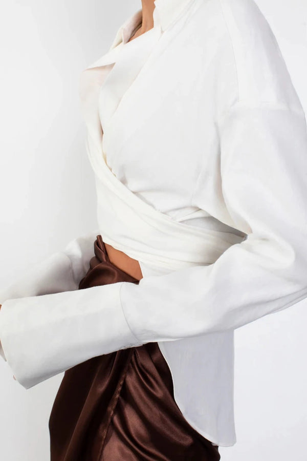 GAUGE 81 Sabinas Linen WOMEN'S TOPS