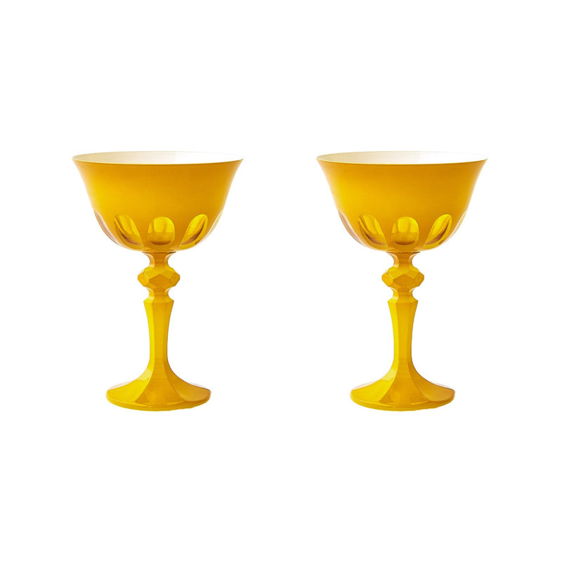 CASA CASA CURATED Coupe Glasses Set of 2 HOME