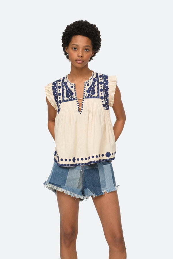 SEA Holly Soutache Top WOMEN'S TOPS