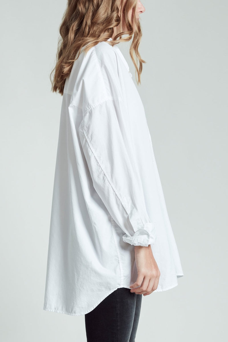 Drop Neck Oxford Shirt