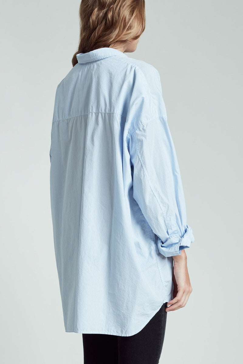 Drop Neck Oxford Shirt