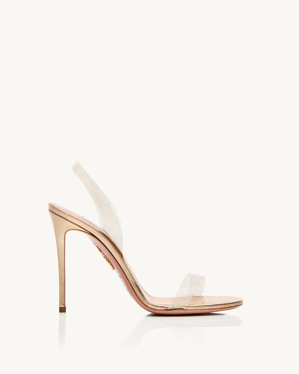 So Nude Plexi Sandal