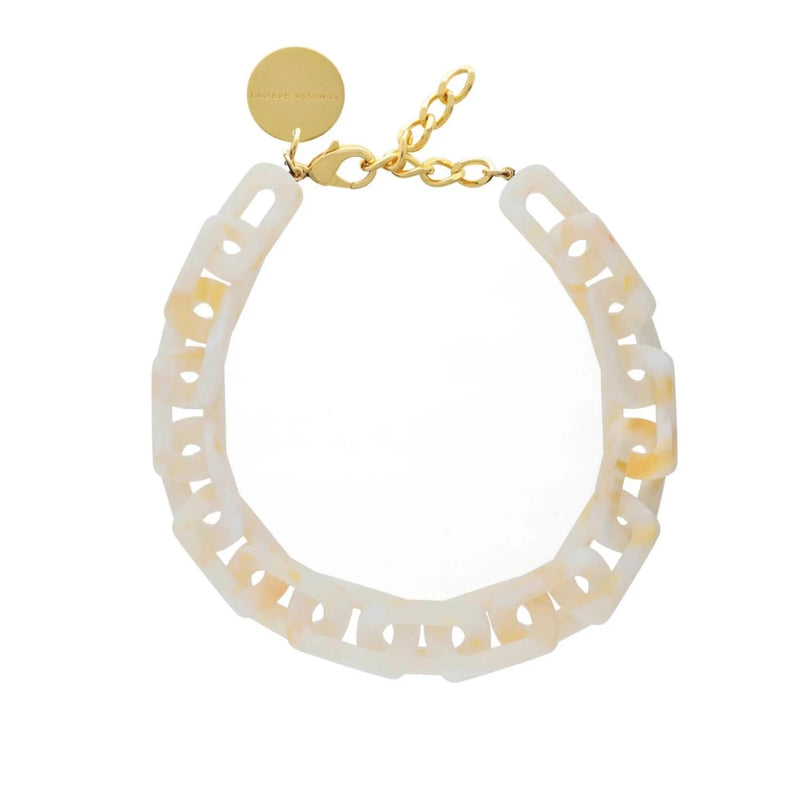 VANESSA BARONI Edge Necklace Pearl Marble JEWELRY