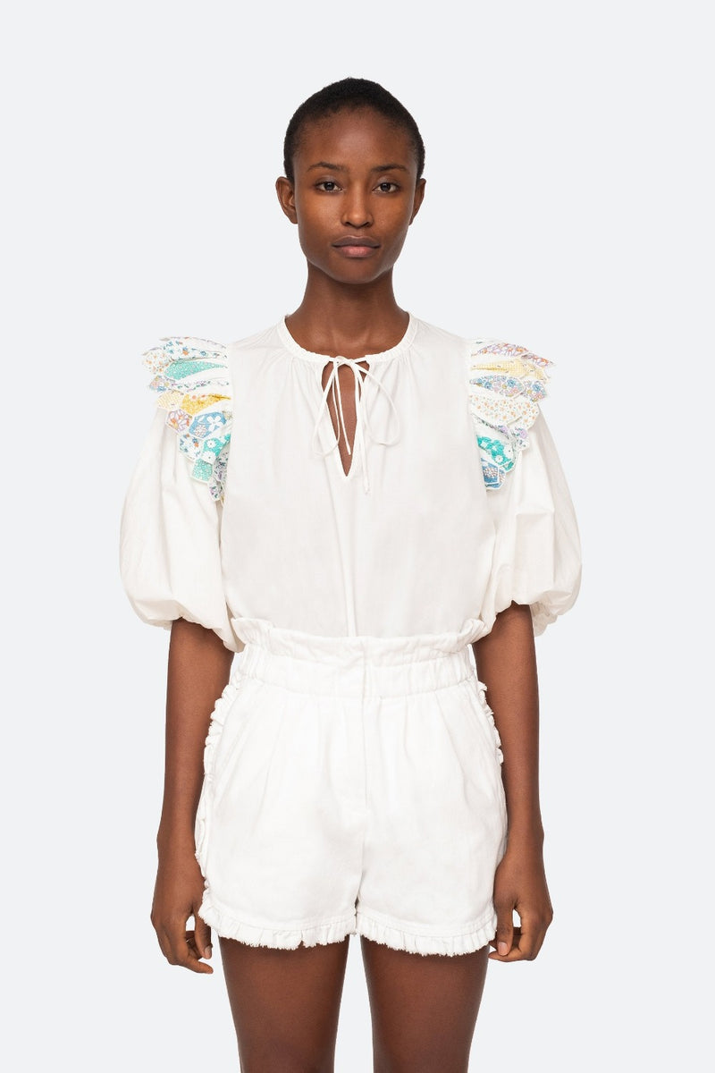 SEA Linden S/S Top (Final Sale) WOMEN'S TOPS MULTI FAENA, SUMMER, CURIO, CURIO VIBE, MIAMI