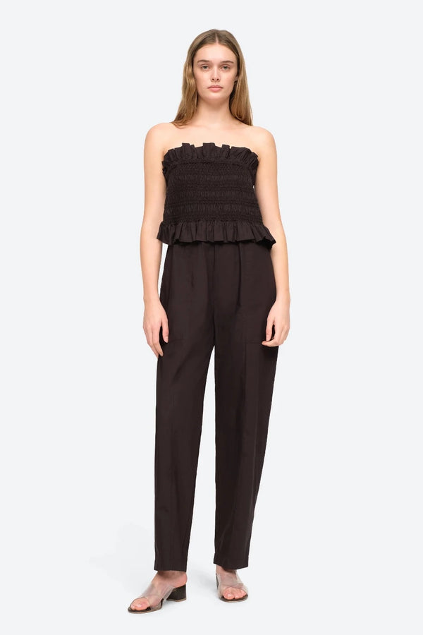 SEA Phoebe Cotton Strapless Jumpsuit WOMEN'S JUMPSUITS