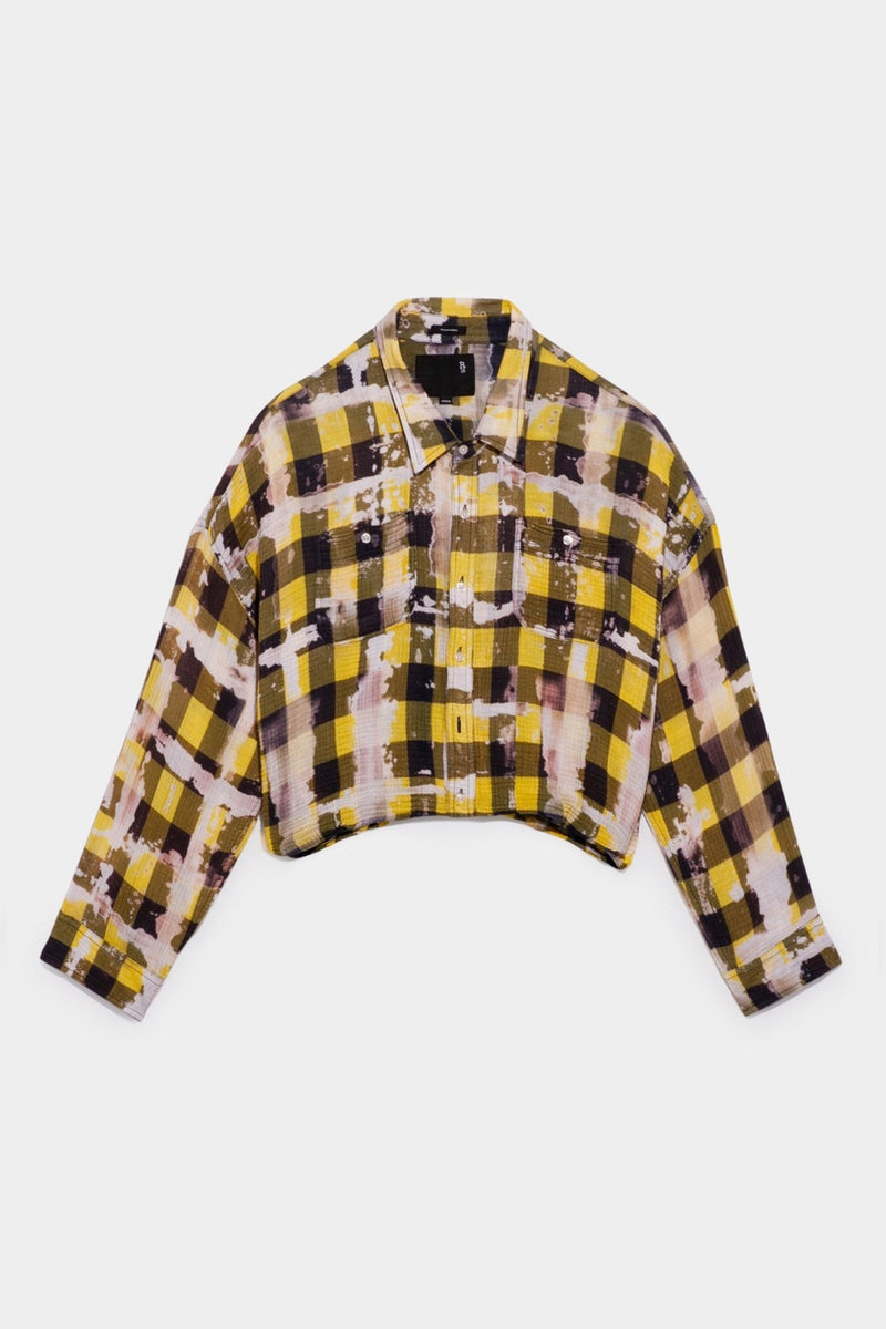 R13 Gathered Hem Workshirt WOMEN'S TOPS