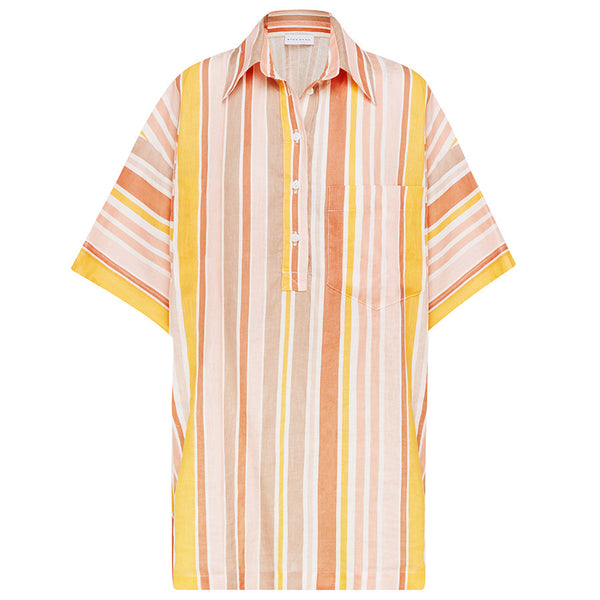 Sunset Stripe Oversize Shirt (Final Sale)