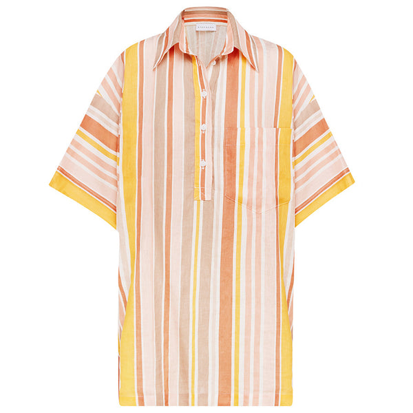 Sunset Stripe Oversize Shirt