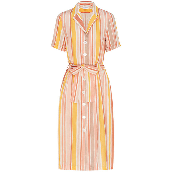 Sunset Stripe Safari Dress