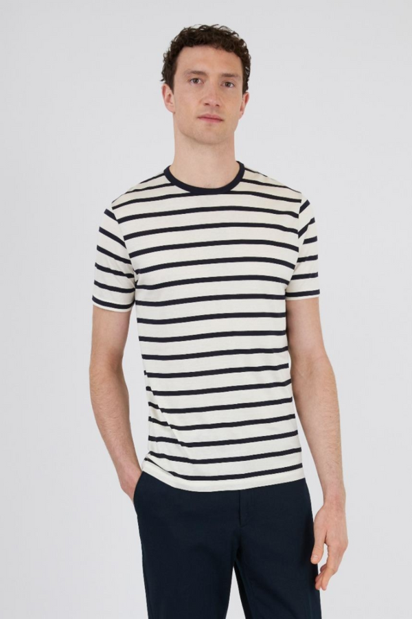 SUNSPEL Classic Cotton Breton Stripe T-Shirt MEN'S TOPS