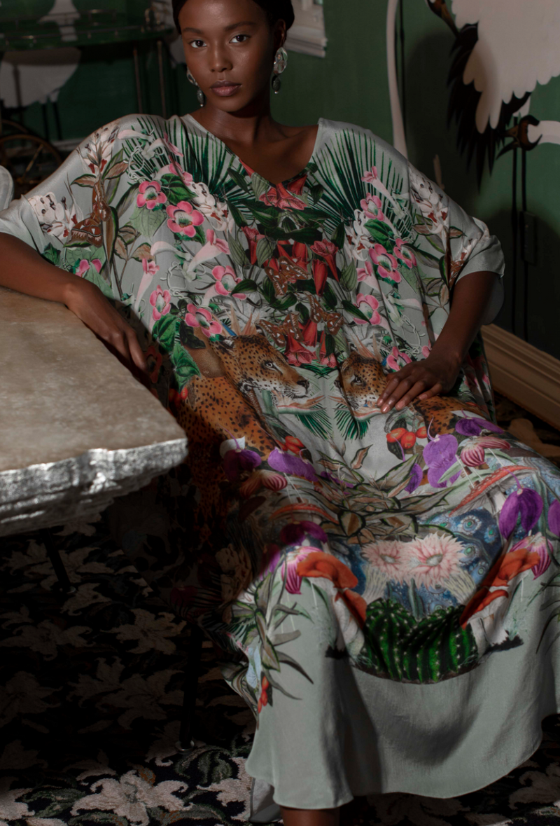 Xim Kaftan Garden Leopards