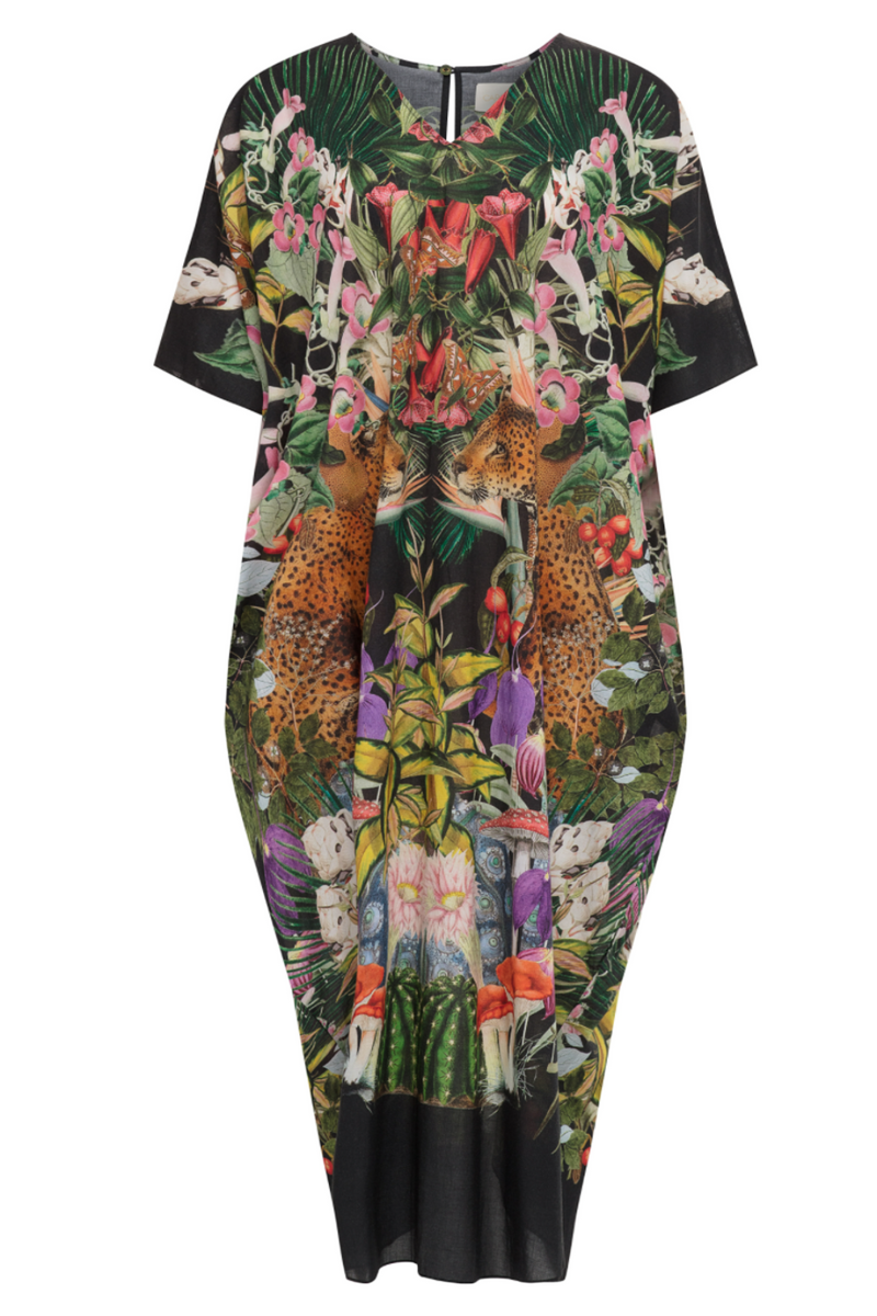 CAROLINA K Xim Kaftan Garden Leopards WOMEN'S KAFTANS
