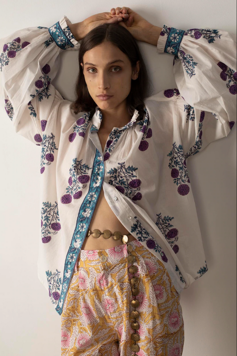 ALIX OF BOHEMIA Poet Lazuli Blouse WOMEN'S TOPS