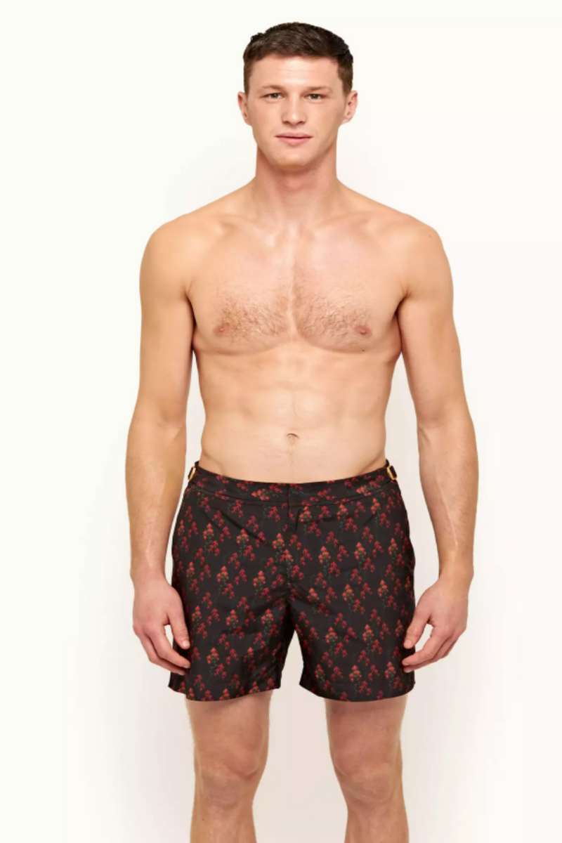 ORLEBAR BROWN Bulldog x Aquila Print Mid-Length Swim Shorts MEN'S SWIMWEAR