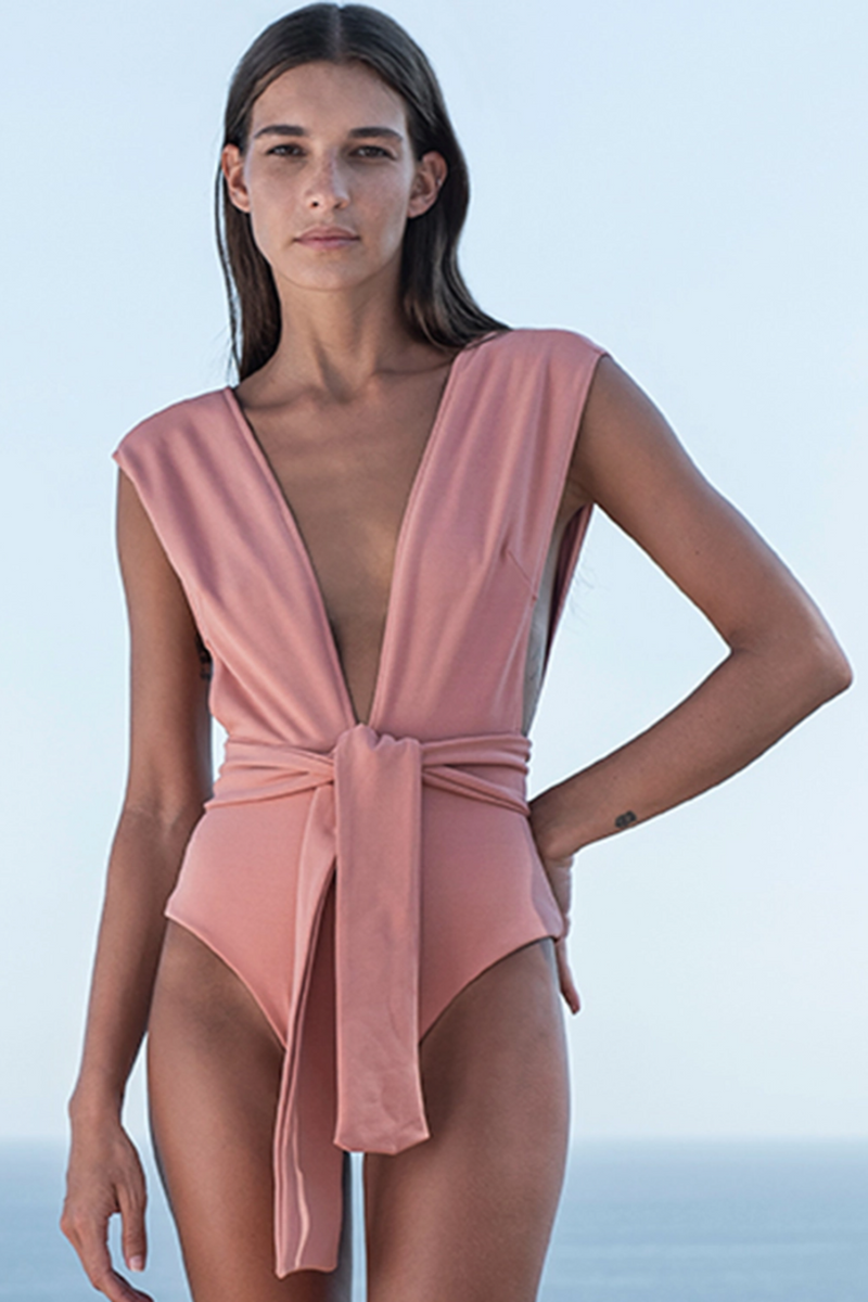 HAIGHT Band V Crepe Maillot WOMEN'S SWIMWEAR
