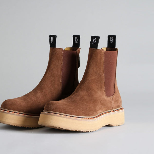 Single Stack Chelsea Boot Brown CURIO Faena Bazaar Miami CURIO at Faena Bazaar