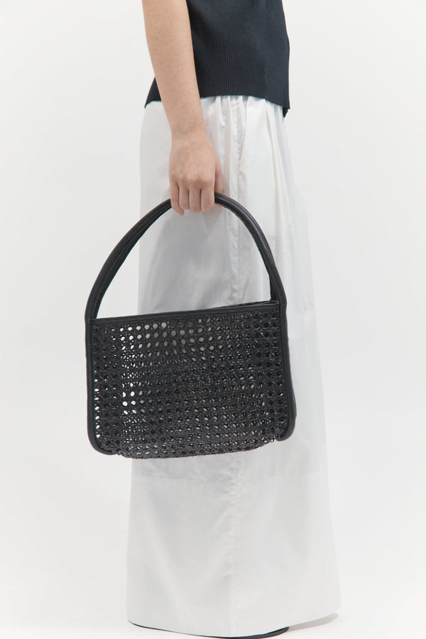 Rattan Small Tote Bag