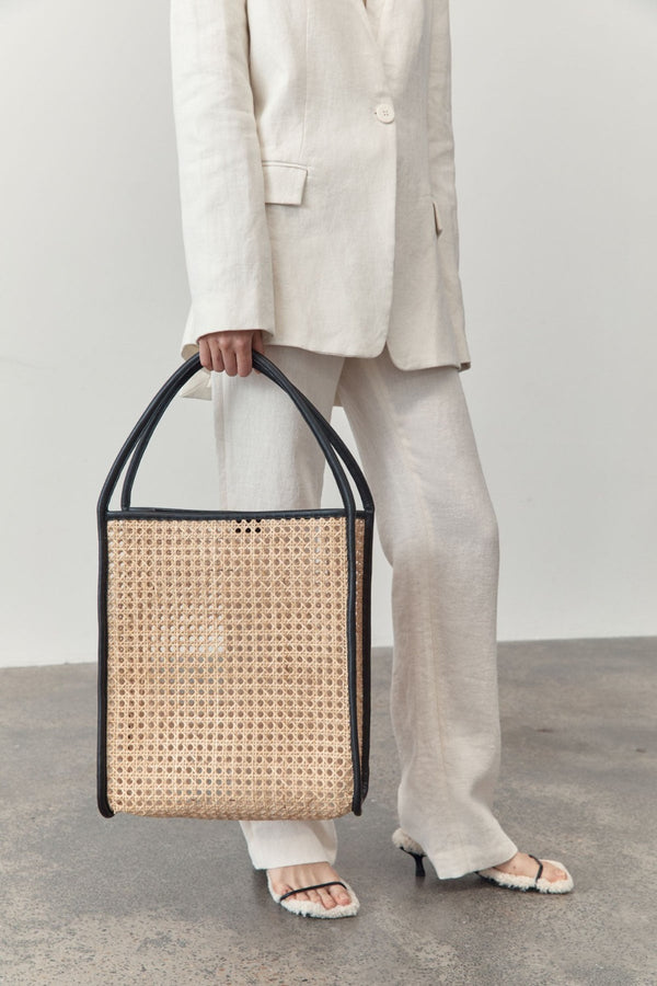 Rattan Tote Bag