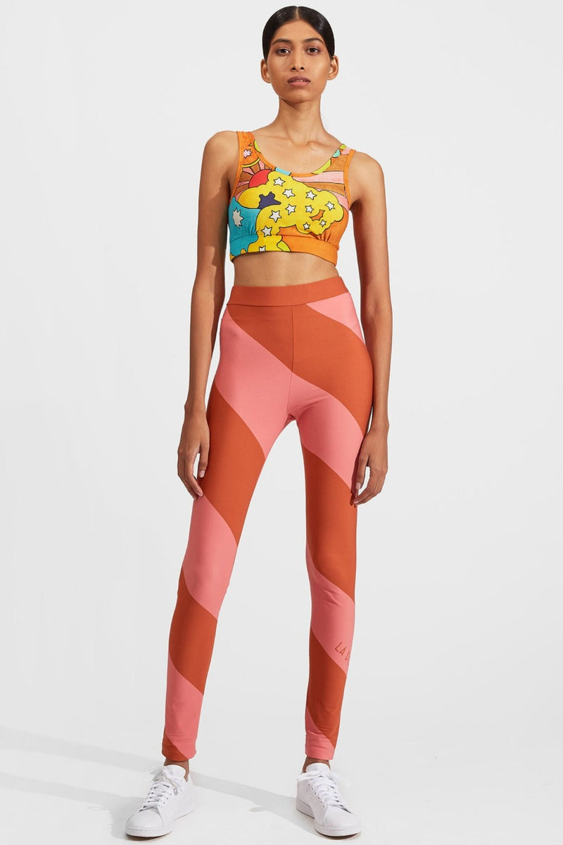 LA DOUBLE J Striped Legging WOMEN'S ACTIVEWEAR