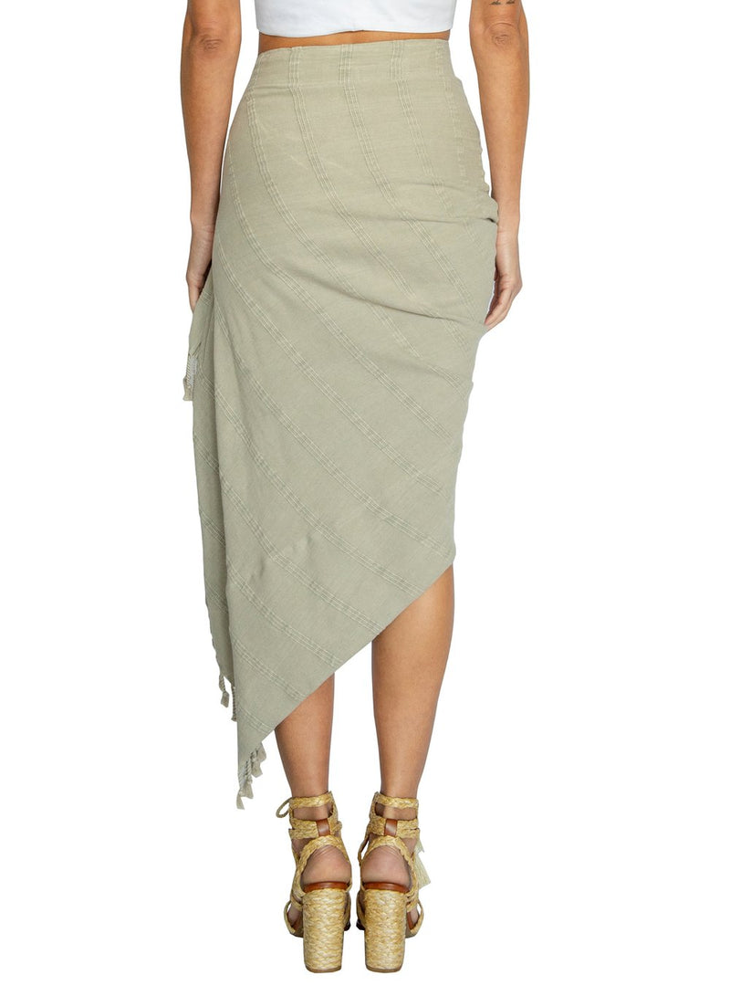 JUST BEE QUEEN Tulum Stonewashed Black Skirt WOMEN'S SKIRTS