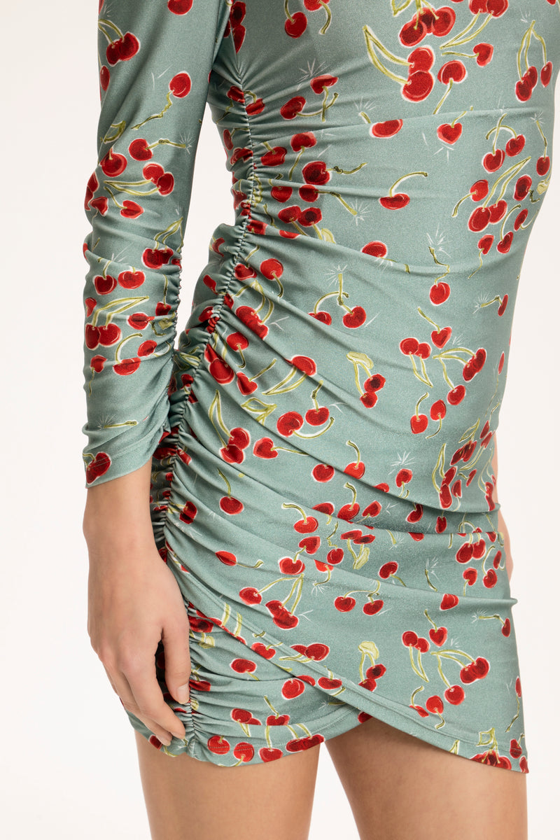 Cherry Bomb Frilled Short Dress