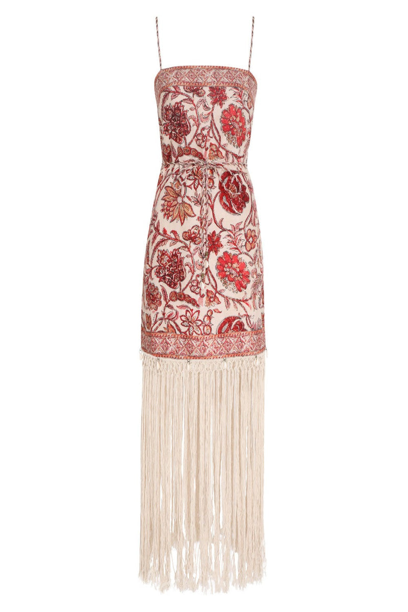 Vitali Fringe Mini Dress