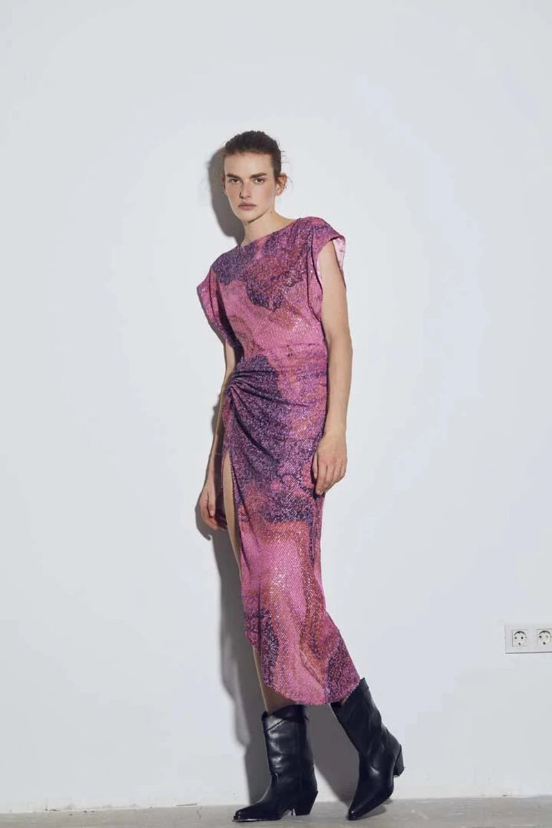 IN THE MOOD FOR LOVE Bercot Marble Dress WOMEN'S DRESSES