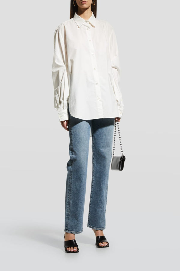 GOLDSIGN The Twist Long Sleeve Shirt WOMEN'S TOPS