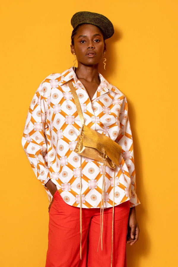 CAROLINA K Boyfriend Shirt WOMEN'S TOPS